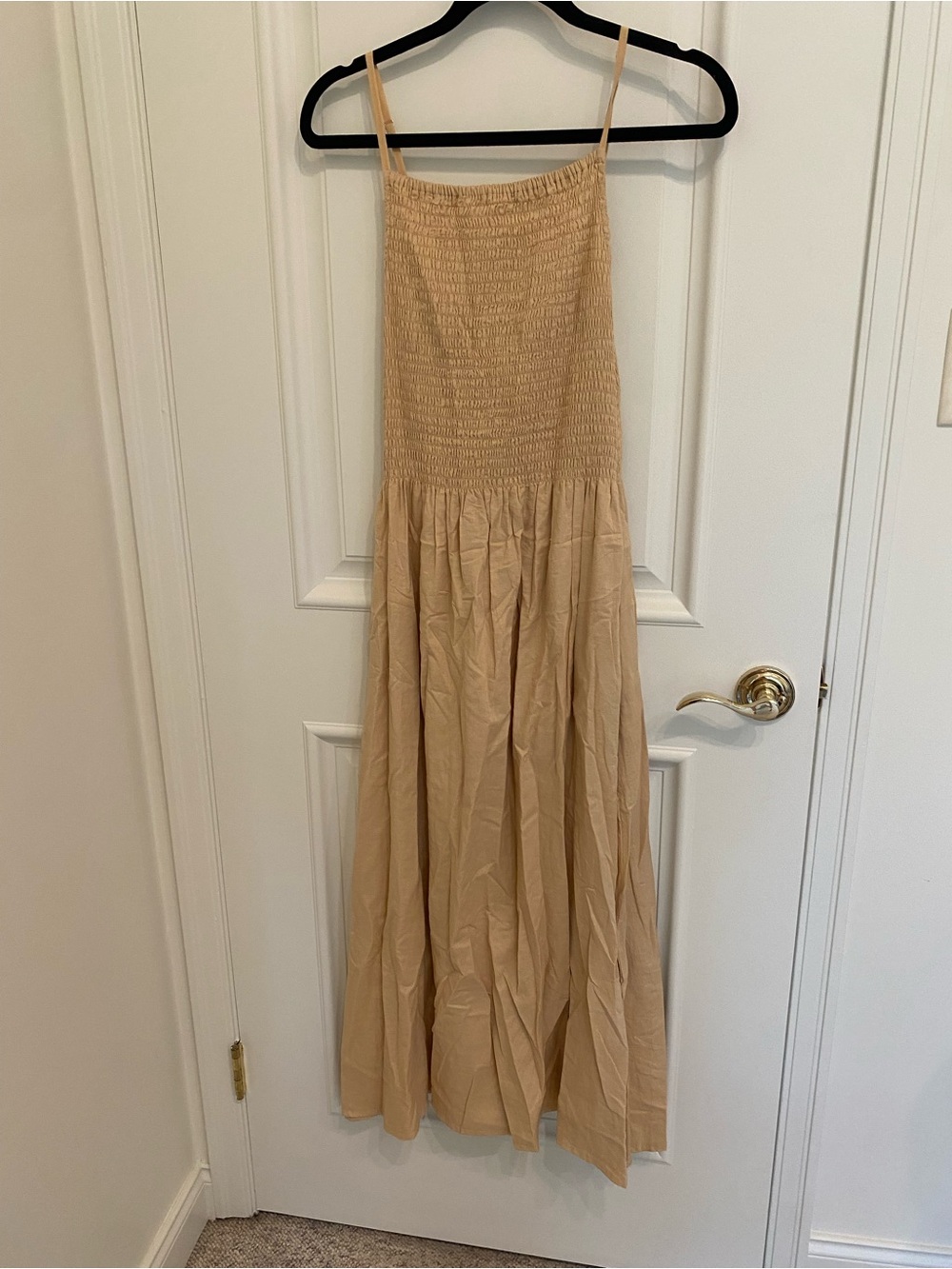 Faithfull the Brand Smocked Maxi Dress